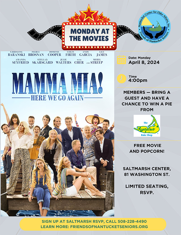 NCEA Monday at the MOVIES presents Momma Mia