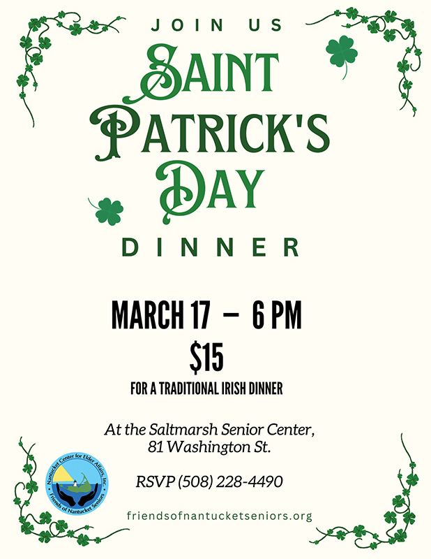 St. Patrick's Day Dinner with the NCEA