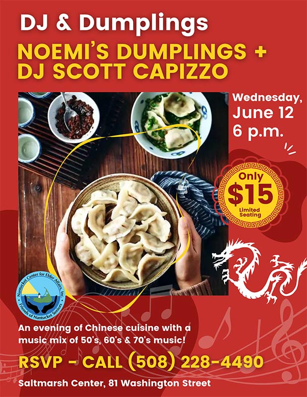 Noemi’s Dumplings + DJ Scott Capizzo