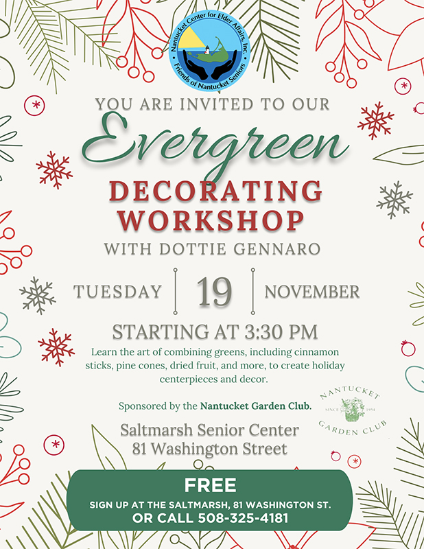 Evergreen Decorating Workshop